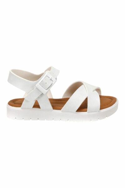 Beyaz Unisex Çocuk Sandalet