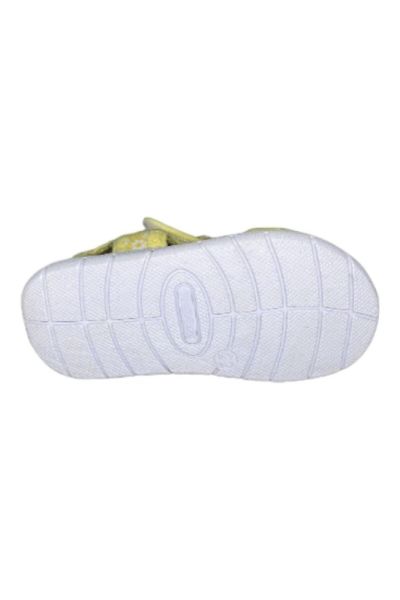 Sarı Yumuşak Baskılı Unisex Çocuk Sandalet