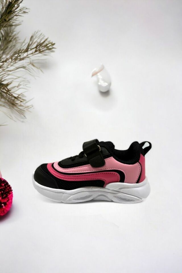 Memory Foam Çift Bant Işıklı Unisex Çocuk Spor Sneakers