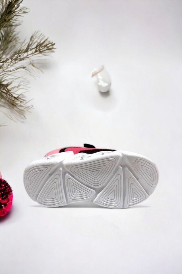 Memory Foam Çift Bant Işıklı Unisex Çocuk Spor Sneakers