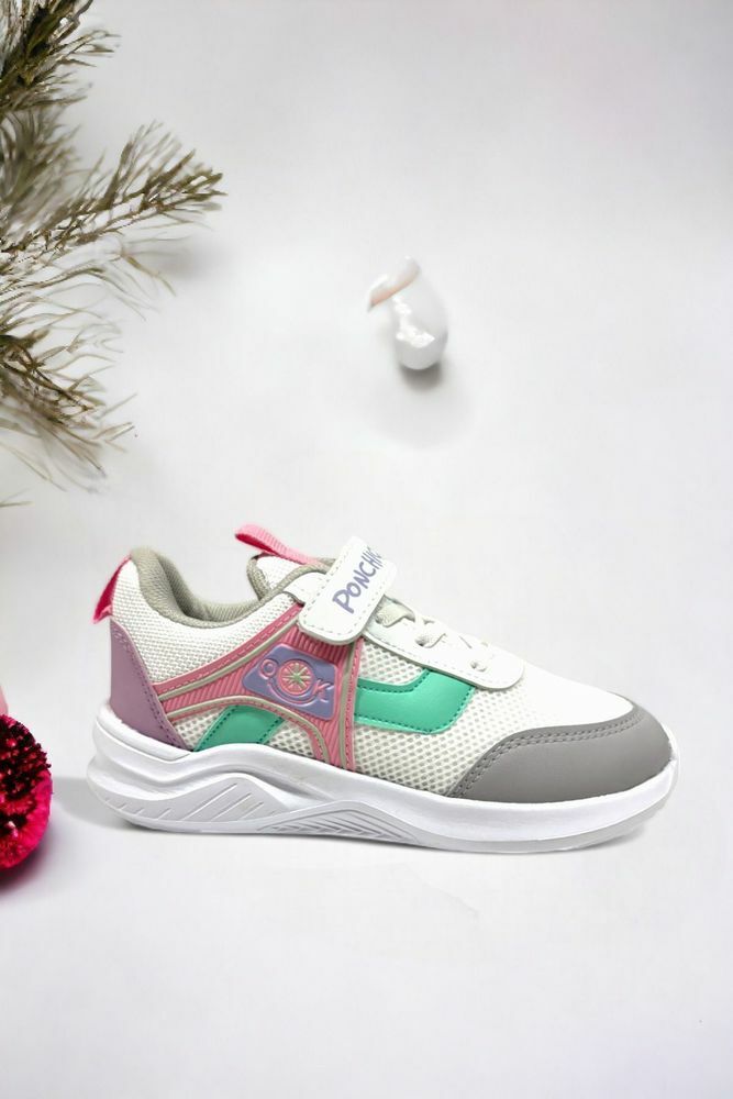 Memory Foam Tabanlı Desenli Cırt Cırtlı Çocuk Sneakers