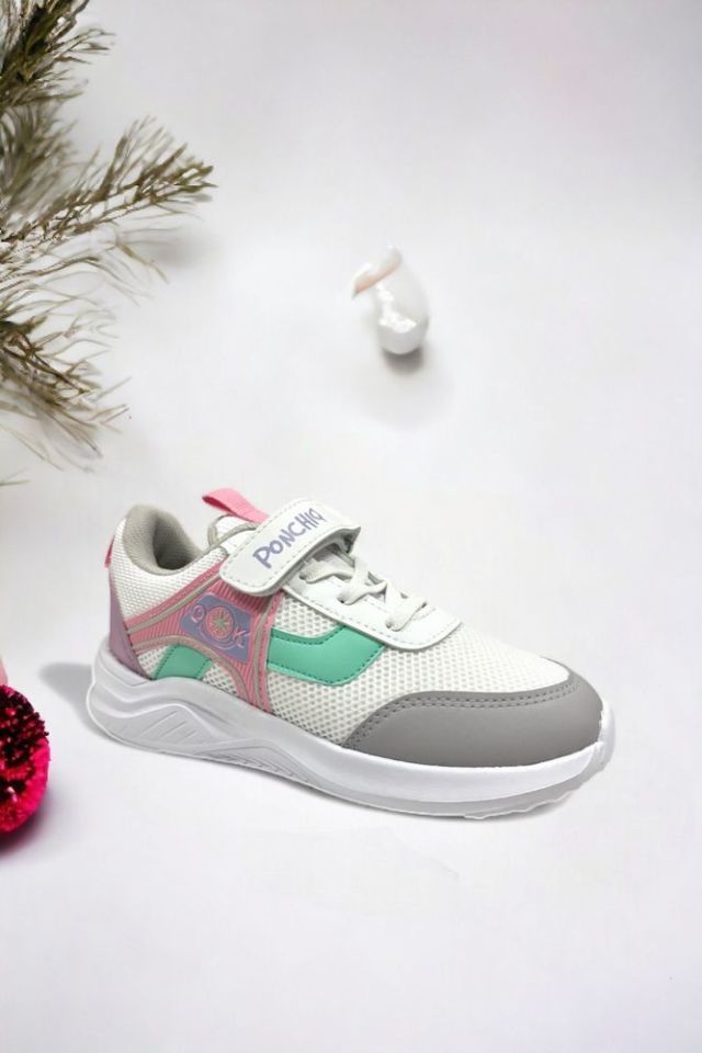 Memory Foam Tabanlı Desenli Cırt Cırtlı Çocuk Sneakers