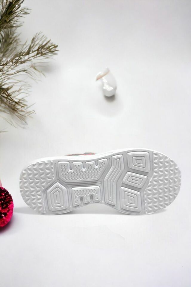Memory Foam Tabanlı Desenli Cırt Cırtlı Çocuk Sneakers