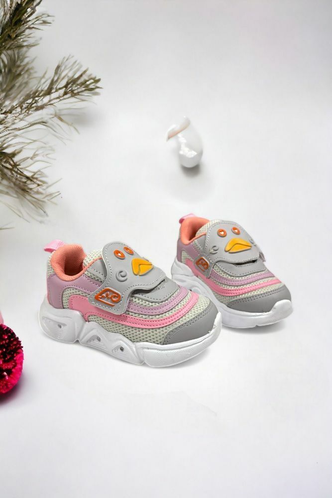 Memory Foam Tabanlı Cırt Cırtlı Unisex Çocuk Spor Sneakers