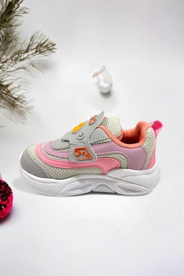 Memory Foam Tabanlı Cırt Cırtlı Unisex Çocuk Spor Sneakers