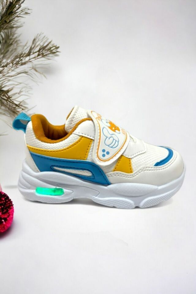 Memory Foam Tabanlı Işıklı Kız Çocuk Bebek Spor Sneakers